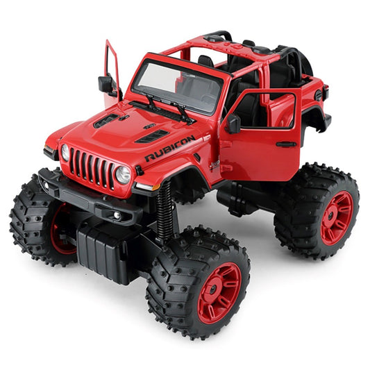 Rastar 1:14 Jeep Wrangler Rubicon Uzaktan Kumandalı Araba Big Wheel Off-Roader 2.4 Ghz Kırmızı 28 Cm