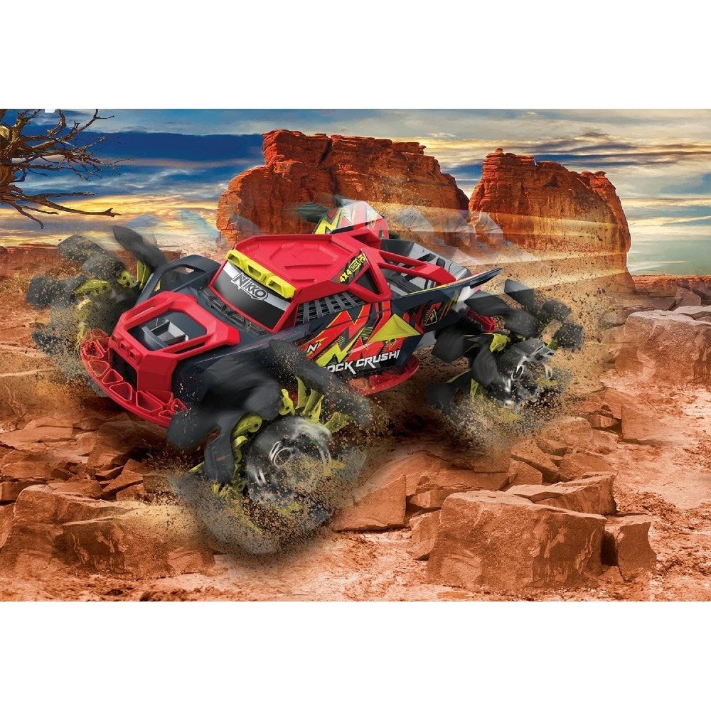 Nikko 1:12 Rock Crushr 4WD Uzaktan Kumandalı Araba 2.4 Ghz 14 km/s USB Şarjlı 33 Cm Red Lightning | 6 Yaş ve Üzeri Çocuklar İçin