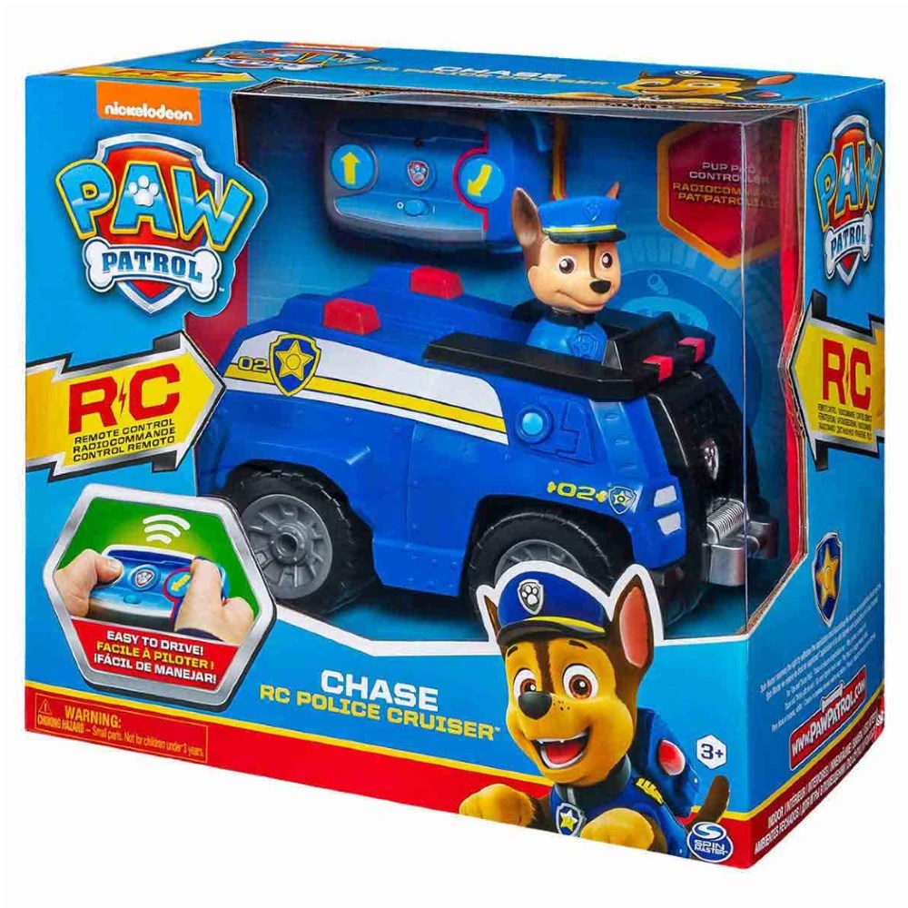Paw Patrol Chase Uzaktan Kumandalı Polis Aracı 2.4 Ghz 18 Cm | 3 Yaş ve Üzeri Çocuklar İçin