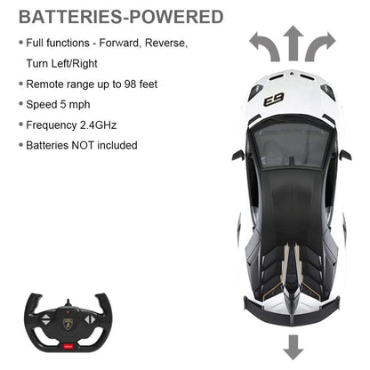 Rastar 1:14 Lamborghini Aventador SVJ Uzaktan Kumandalı Araba 2.4 Ghz Işıklı Beyaz 34 Cm | 6 Yaş ve 