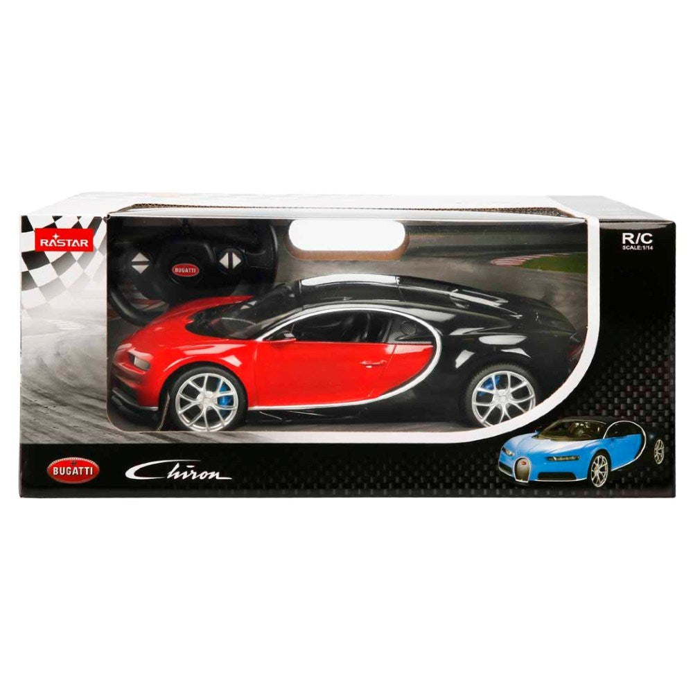 Rastar 1:14 Bugatti Chiron Uzaktan Kumandalı Araba 2.4 Ghz Işıklı Kırmızı 30 Cm | 6 Yaş ve Üzeri Çoc