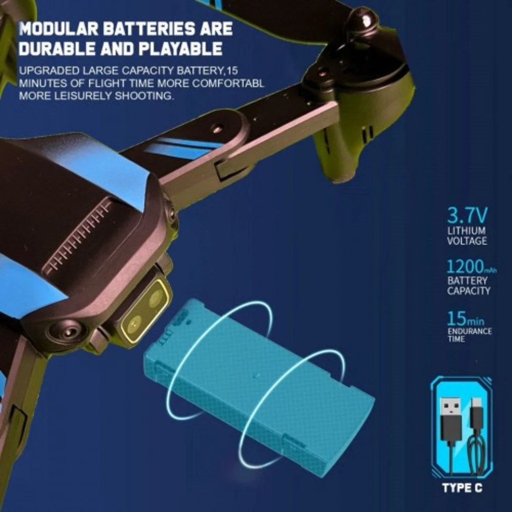 Lead Honor LH-X68 Uzaktan Kumandalı Kameralı Drone USB Şarj GPS Wifi | 14 Yaş ve Üzeri Çocuklar İçin