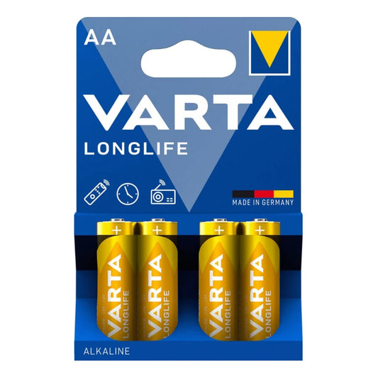 Varta Longlife LR6 AA 1.5 V Kalem Pil 4'lü Paket