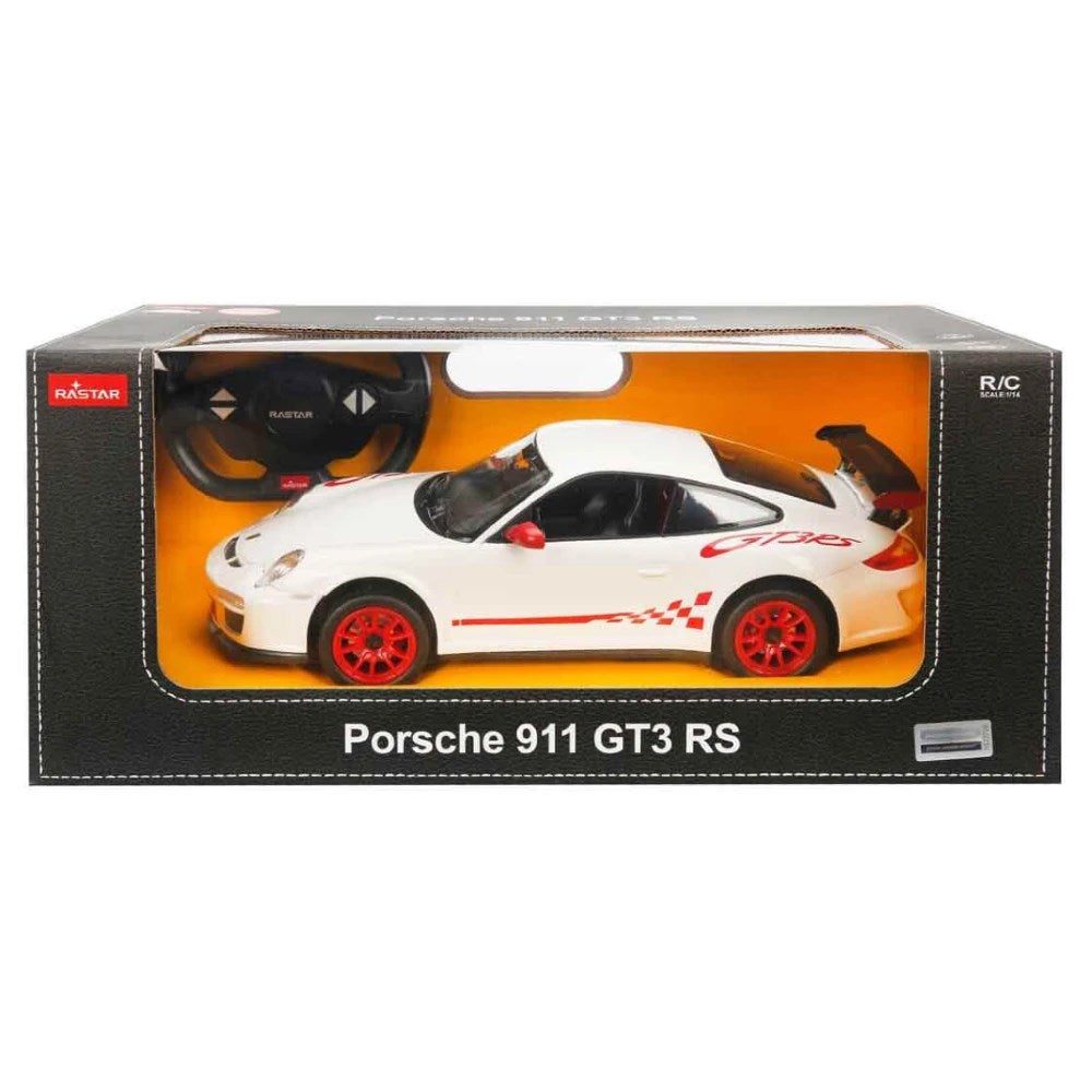 Rastar 1:14 Porsche 911 RS Uzaktan Kumandalı Araba 2.4 Ghz Işıklı 30 cm Beyaz | 6 Yaş ve Üzeri Çocuklar İçin