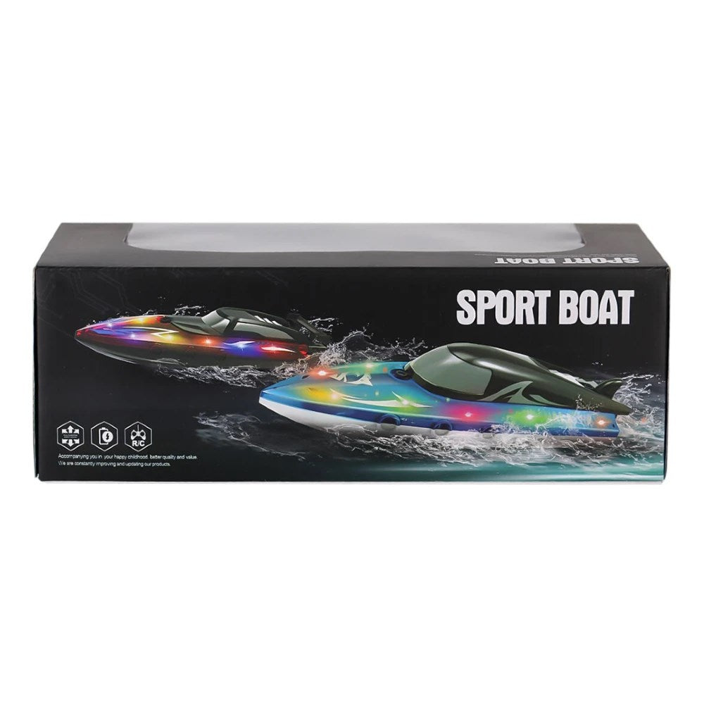 RC Sport Boat Uzaktan Kumandalı Tekne 2.4 Ghz USB Şarj LED Işıklı