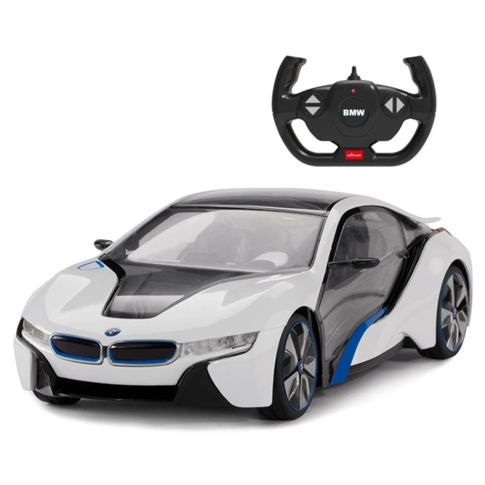 Rastar 1:14 Bmw İ8 Uzaktan Kumandalı Araba 2.4 Ghz Işıklı Beyaz 30 cm | 6 Yaş ve Üzeri Çocuklar İçin