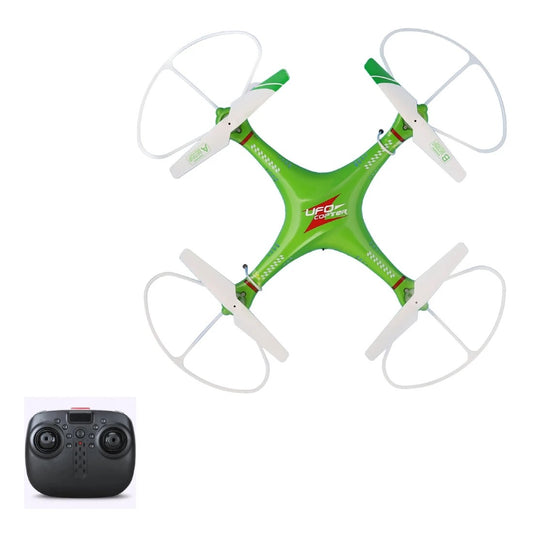 LH-50 RC Quadcopter Uzaktan Kumandalı Drone 2.4 Ghz 35 Cm USB Şarj 360° Takla Pervane Korumalı Tek Tuşla Geri Çağırma Yeşil