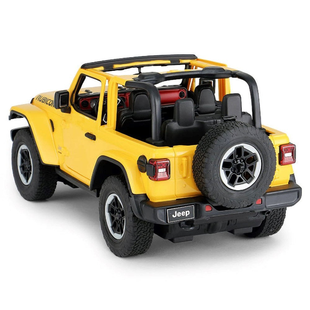 Rastar 1:14 Jeep Wrangler Rubicon Uzaktan Kumandalı Araba Man Kapı Açılan 2.4 Ghz Sarı 28 Cm | 6 Yaş