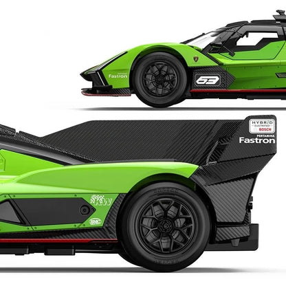 Rastar 1:14 RC Lamborghini SC63 Uzaktan Kumandalı Araba | 2.4 Ghz Işıklı 35 Cm Yeşil Lisanslı Model 6+ Yaş ve Üzeri Çocuklar İçin