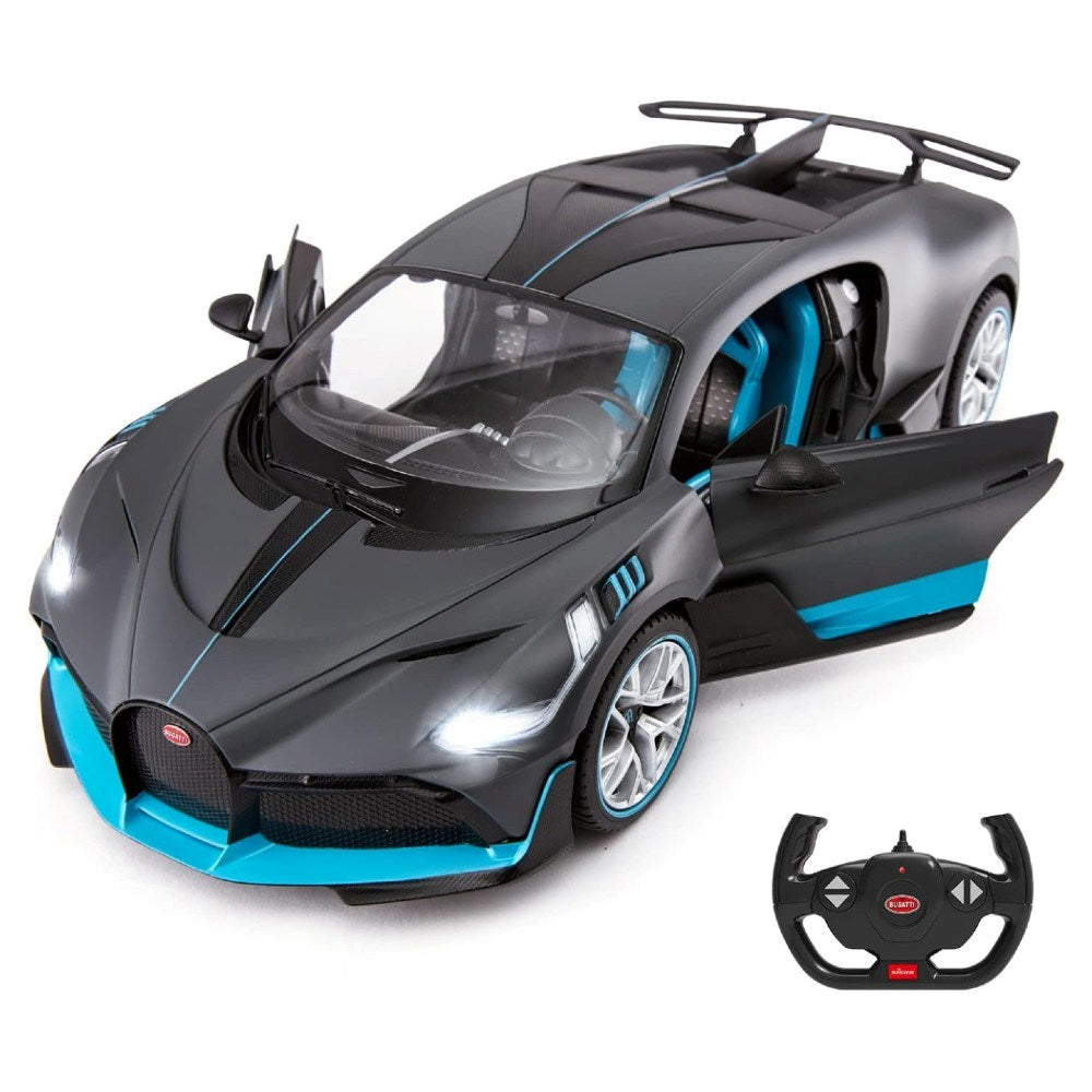 Rastar 1:14 RC Bugatti Divo Uzaktan Kumandalı Araba | 2.4 Ghz 33 Cm Işıklı Gri Elle Açılın Kapılar | 6+ Yaş ve Üzeri Çocuklar İçin