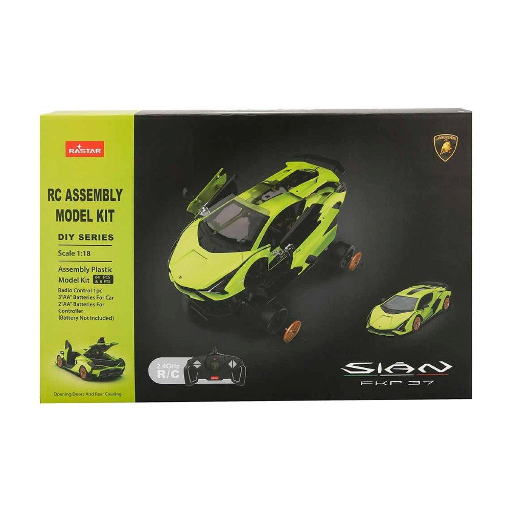 Rastar 1:18 Lamborghini Sian Uzaktan Kumandalı Araba Building Kit 2.4 Ghz | 6 Yaş ve Üzeri Çocuklar 