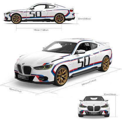 Rastar 1:14 Bmw 3.0 CSL Uzaktan Kumandalı Araba 2.4 Ghz Işıklı Beyaz 30 Cm | 6 Yaş ve Üzeri Çocuklar İçin