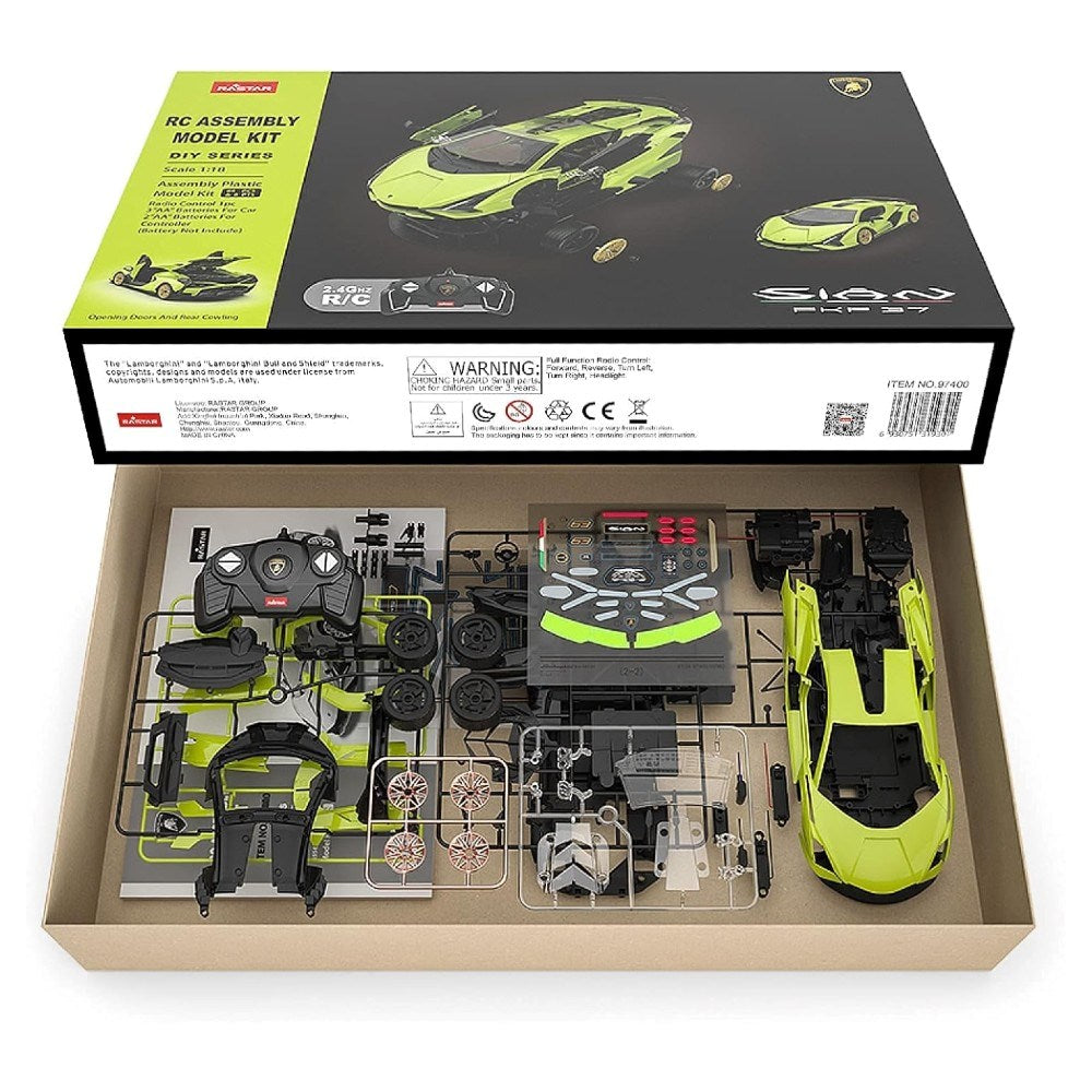 Rastar 1:18 Lamborghini Sian Uzaktan Kumandalı Araba Building Kit 2.4 Ghz | 6 Yaş ve Üzeri Çocuklar 