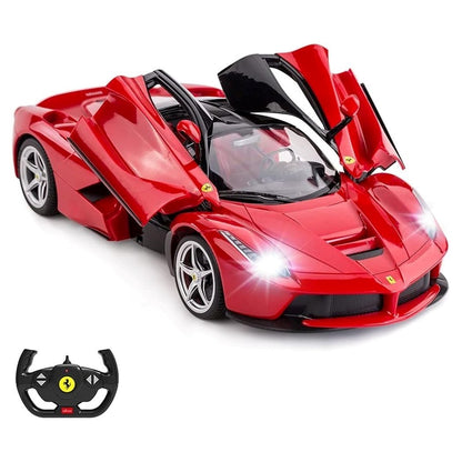 Rastar 1:14 Ferrari La Ferrari Uzaktan Kumandalı Araba Man Kapı Açılan 2.4 Ghz Usb Şarjlı Işıklı Kırmızı | 6 Yaş ve Üzeri Çocuklar İçin