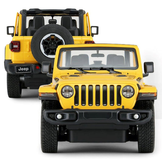 Rastar 1:14 Jeep Wrangler Rubicon Uzaktan Kumandalı Araba Man Kapı Açılan 2.4 Ghz Sarı 28 Cm | 6 Yaş