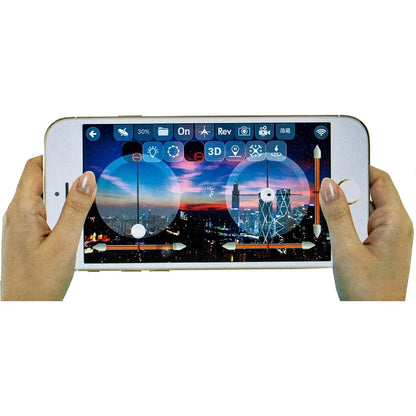 Asya TD-08 RC Quadcopter Uzaktan Kumandalı Kameralı Drone 32 Cm USB Şarj Beyaz
