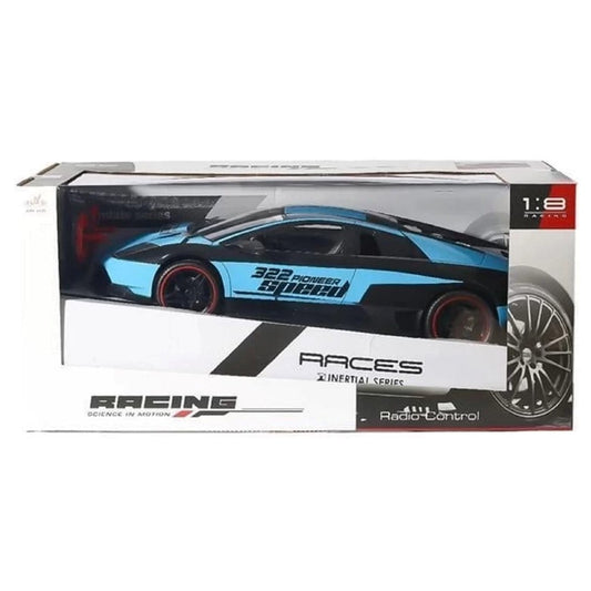Can Racing 1:8 RC Poineer Uzaktan Kumandalı Araba | 2.4 Ghz USB Şarj 47 Cm Full Fonksiyon Siyah-Mavi 8+ Yaş ve Üzeri Çocuklar İçin