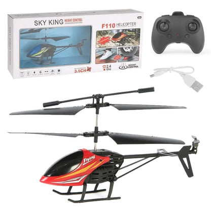 Can Sky King F110 RC Uzaktan Kumandalı Helikopter | 2.4 Ghz USB Şarj 3.5 Kanal 20 Cm Kırmızı Dayanıklı Yapı 14+ Yaş ve Üzeri Çocuklar İçin Kumoyu Oynamaya Hazır