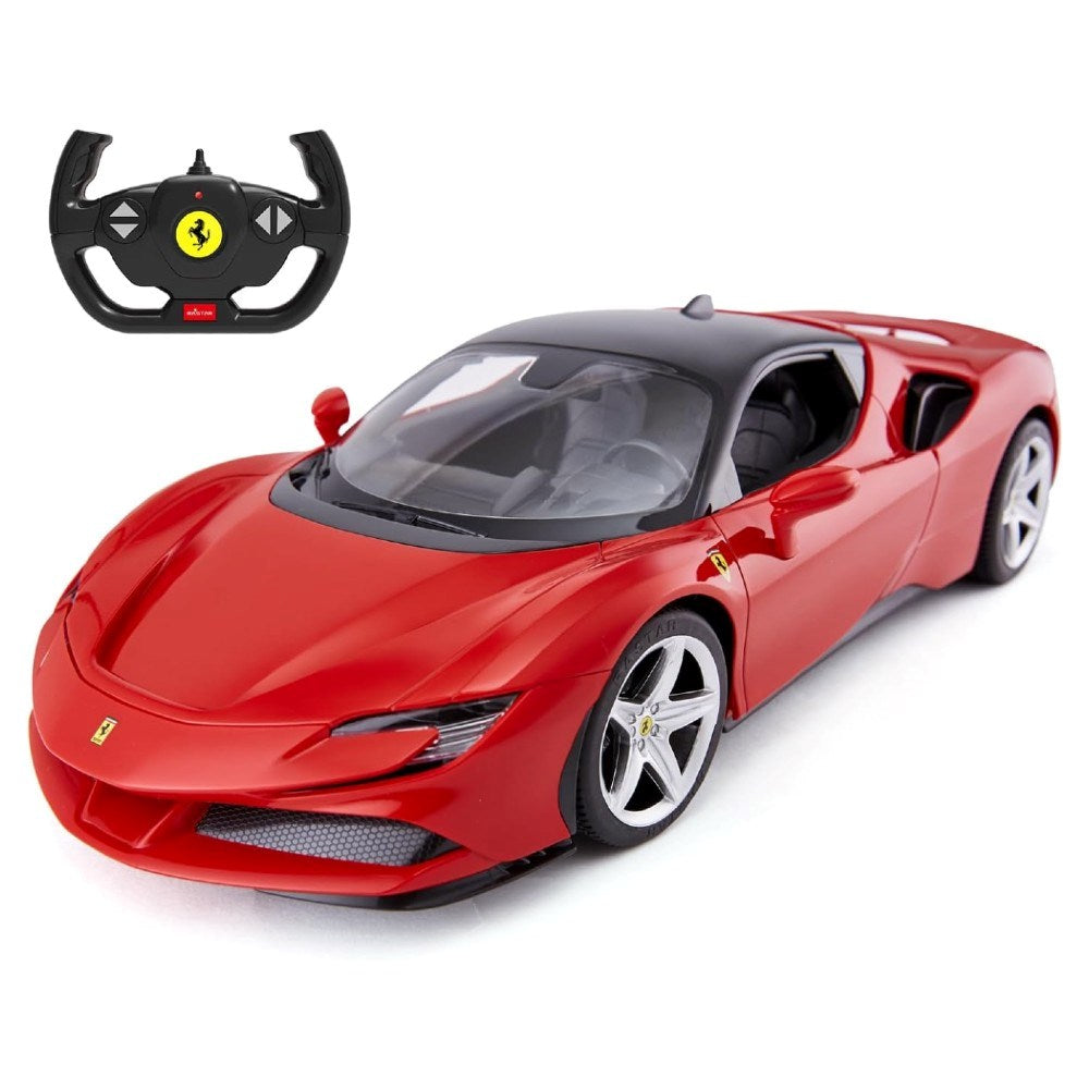 Rastar 1:14 Ferrari SF90 Stradale Uzaktan Kumandalı 2.4 Ghz Işıklı Kırmızı 34 Cm | 6 Yaş ve Üzeri Ço