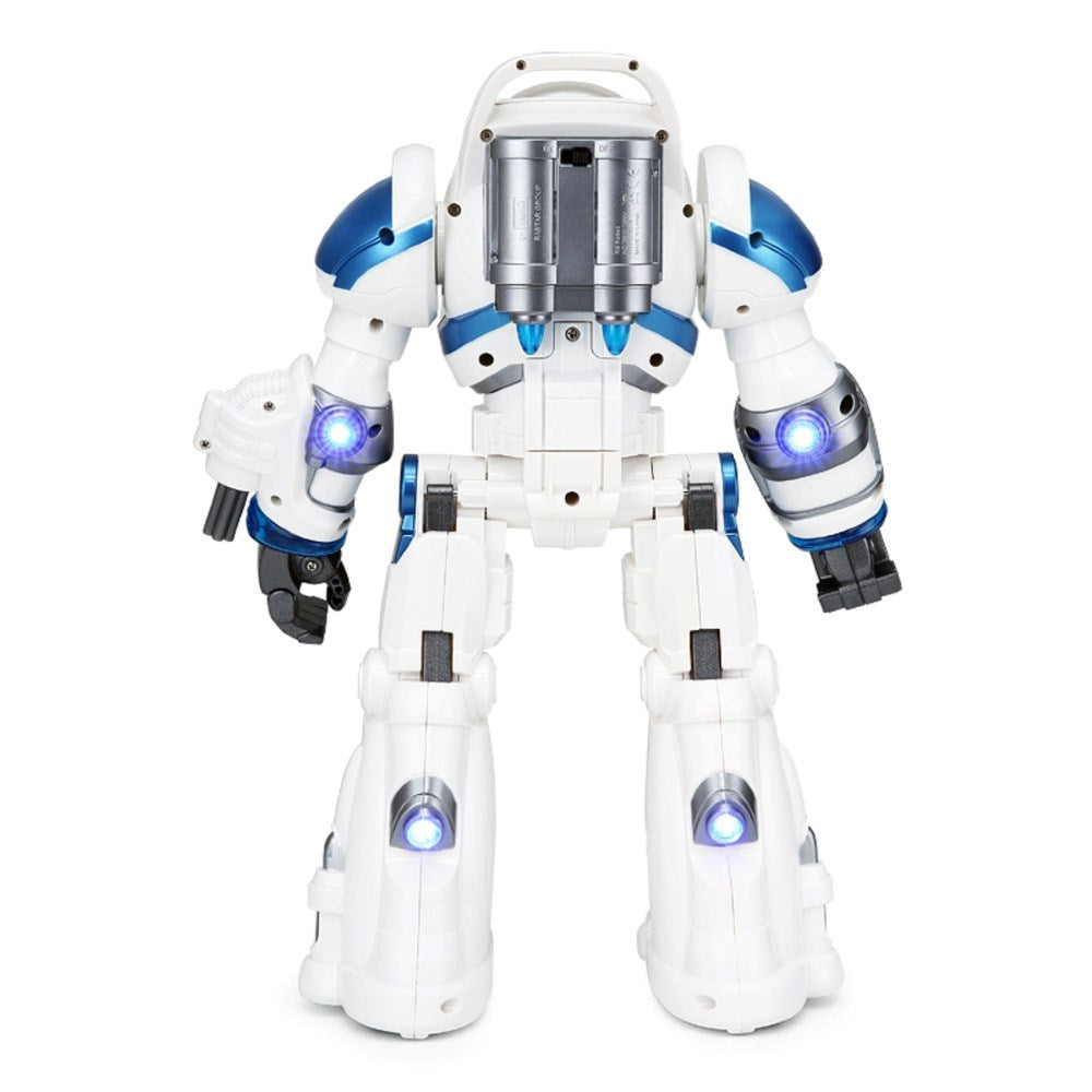 Rastar Uzaktan Kumandalı Robot Spaceman Infrared Sesli ve Işıklı Beyaz | 8 Yaş ve Üzeri Çocuklar İçin  Dans Eden ve Disk Atan Teknolojik Oyun Arkadaşı