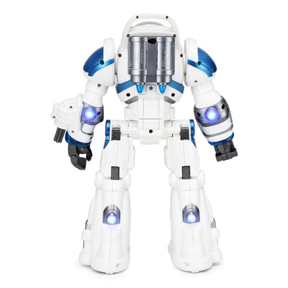 Rastar Uzaktan Kumandalı Robot Spaceman Infrared Sesli ve Işıklı Beyaz | 8 Yaş ve Üzeri Çocuklar İçin  Dans Eden ve Disk Atan Teknolojik Oyun Arkadaşı