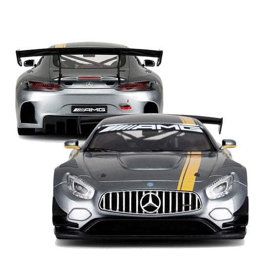 Rastar 1:14 Mercedes AMG GT3 Uzaktan Kumandalı Araba 2.4 Ghz Işıklı Gri 34 Cm | 6 Yaş ve Üzeri Çocuk