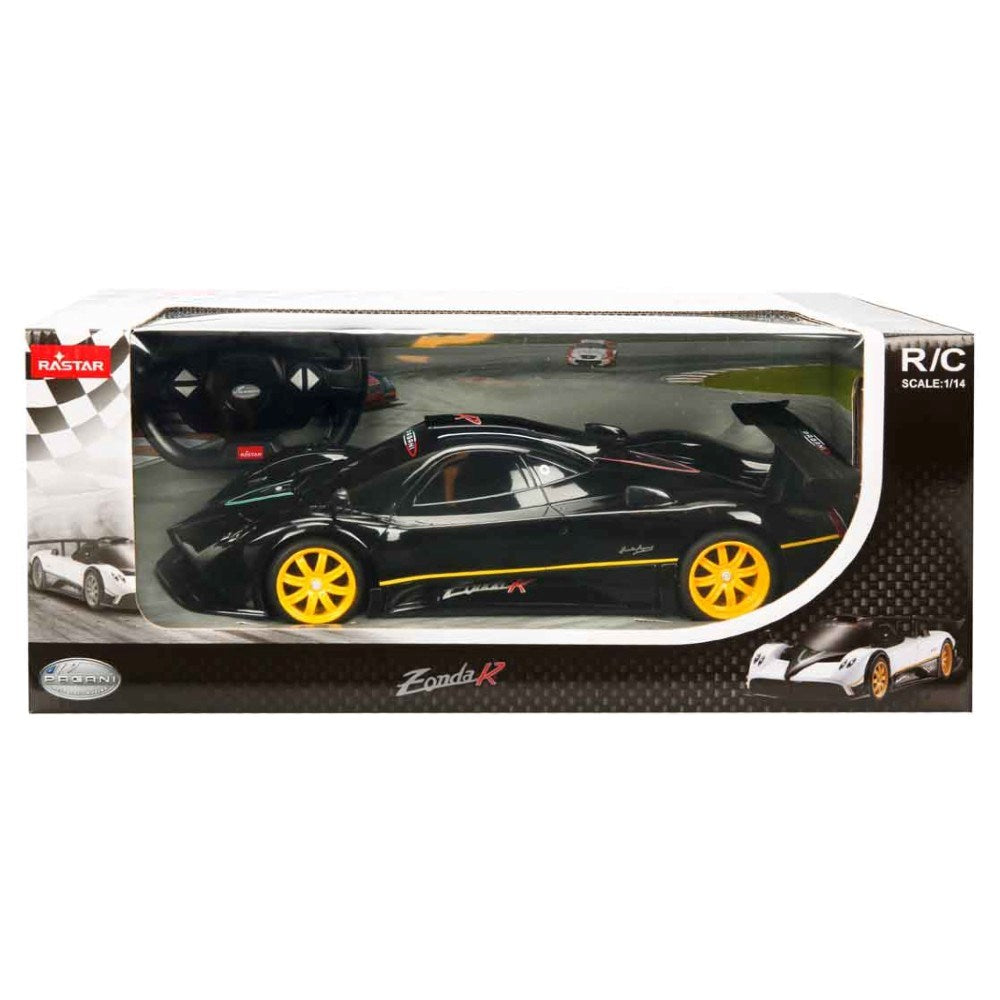 Rastar 1:14 RC Pagani Zonda R Uzaktan Kumandalı Araba | 2.4 Ghz 35 Cm Siyah Lisanslı Model 6+ Yaş ve Üzeri Çocuklar İçin