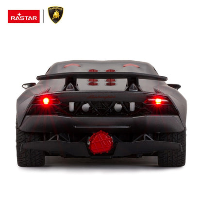 Rastar 1:14 Lamborghini Sesto Elemento Uzaktan Kumandalı Araba 2.4 Ghz Işıklı Koyu Gri | 6 Yaş ve Üzeri Çocuklar İçin