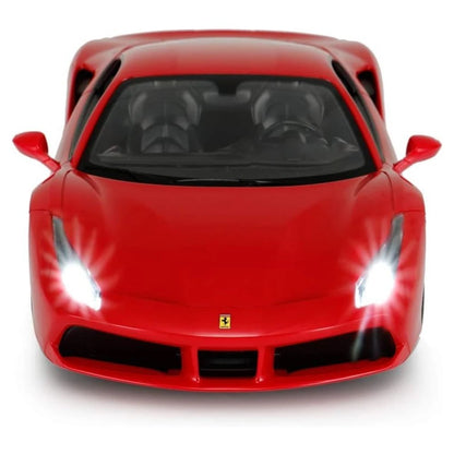 Rastar 1:14 Ferrari 488 GTB Uzaktan Kumandalı Araba Kırmızı 2.4 Ghz Işıklı 30 Cm | 6 Yaş ve Üzeri Ço