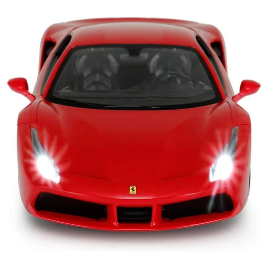 Rastar 1:14 Ferrari 488 GTB Uzaktan Kumandalı Araba Kırmızı 2.4 Ghz Işıklı 30 Cm | 6 Yaş ve Üzeri Ço