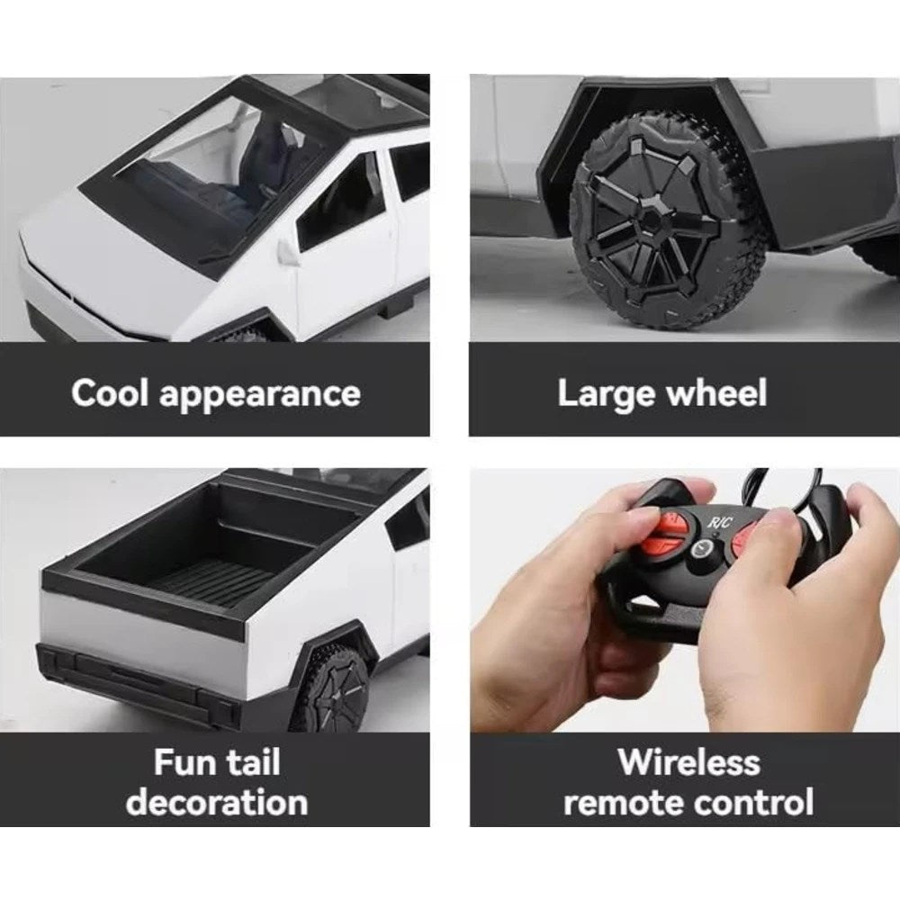 Roadracer 1:14 Cyber Uzaktan Kumandalı Kamyon 27 Mhz 27 Cm USB Şarj Işıklı Koyu Gri