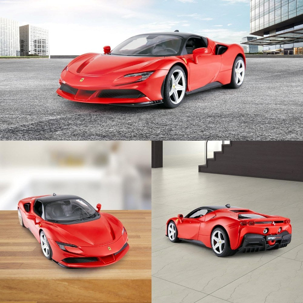 Rastar 1:14 Ferrari SF90 Stradale Uzaktan Kumandalı 2.4 Ghz Işıklı Kırmızı 34 Cm | 6 Yaş ve Üzeri Ço