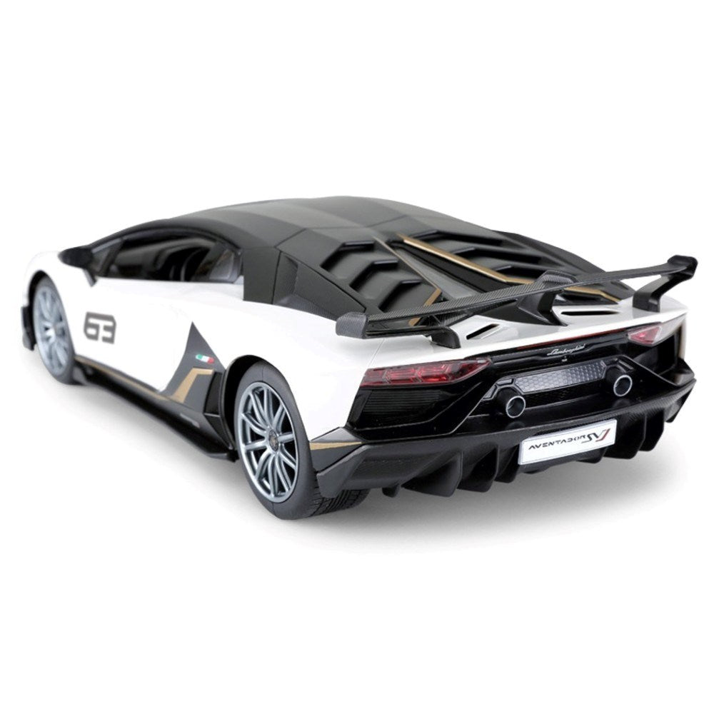 Rastar 1:14 Lamborghini Aventador SVJ Uzaktan Kumandalı Araba 2.4 Ghz Işıklı Beyaz 34 Cm | 6 Yaş ve 