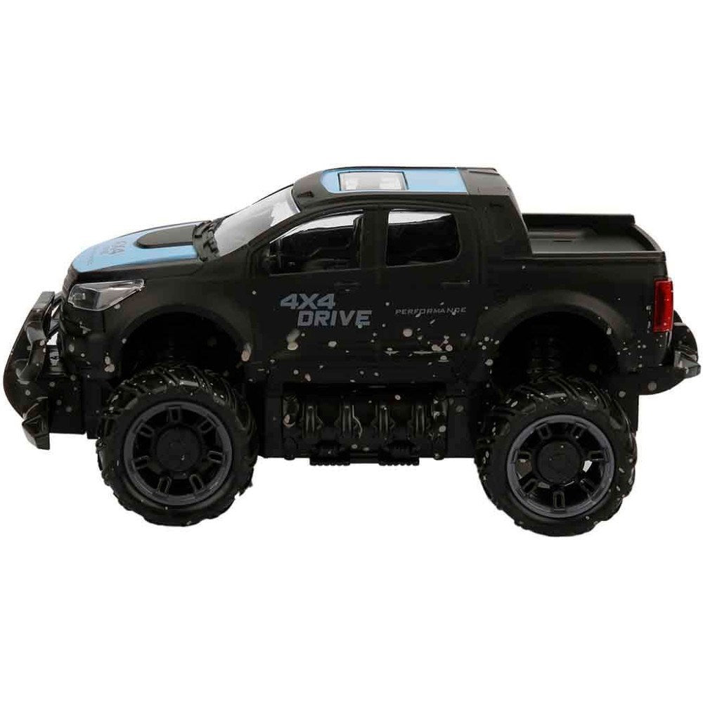Crazon 1:18 Uzaktan Kumandalı 4x4 Crazy Off-Road Araba 2.4 Ghz Usbj Şarj Siyah Mavi
