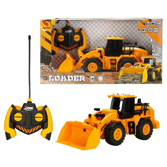 Suncon RC İş Makinesi Işıklı USB Şarj 32 Cm Uzaktan Kumandalı Kepçe | 3 Yaş ve Üzeri Çocuklar İçin