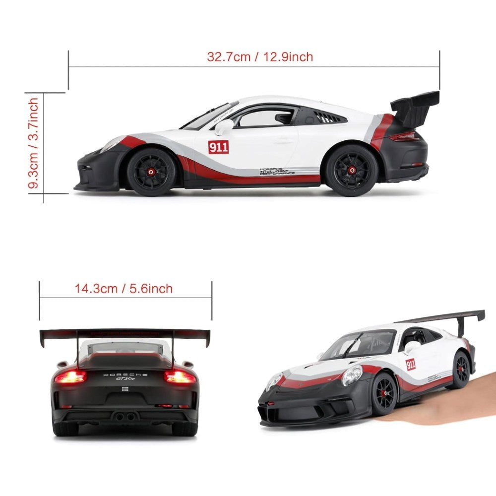 Rastar 1:14 Porsche 911 GT3 Cup Uzaktan Kumandalı Araba 2.4 Ghz Işıklı 32 cm  | 6 Yaş ve Üzeri Çocuk