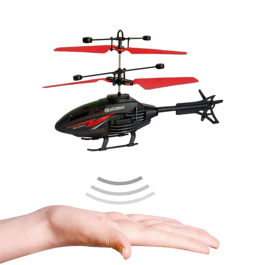 LH 1804 El Sensörlü Helikopter USB Şarj 20 Cm Kırmızı