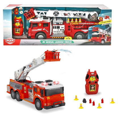 Dickie 1:16 RC Aerial Ladder Truck Uzaktan Kumandalı İtfaiye Aracı | 2.4 Ghz 62 Cm Su Püskürtmeli Sesli ve Işıklı 6+ Yaş ve Üzeri Çocuklar İçin