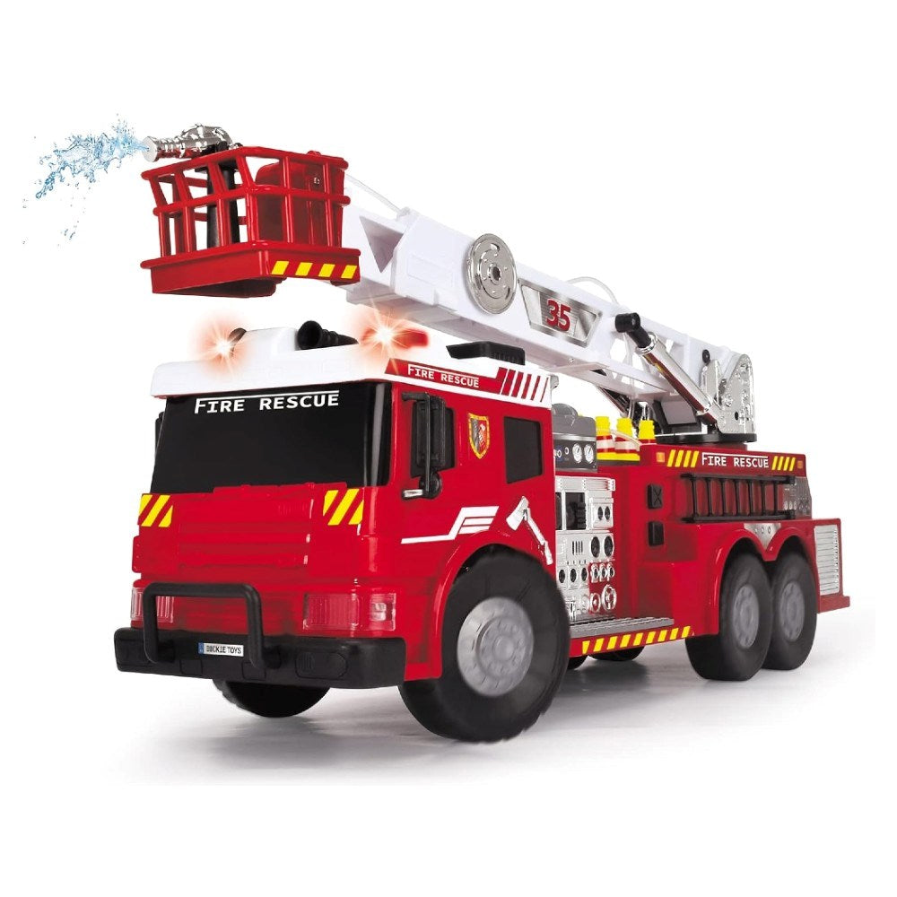 Dickie 1:16 RC Aerial Ladder Truck Uzaktan Kumandalı İtfaiye Aracı | 2.4 Ghz 62 Cm Su Püskürtmeli Sesli ve Işıklı 6+ Yaş ve Üzeri Çocuklar İçin
