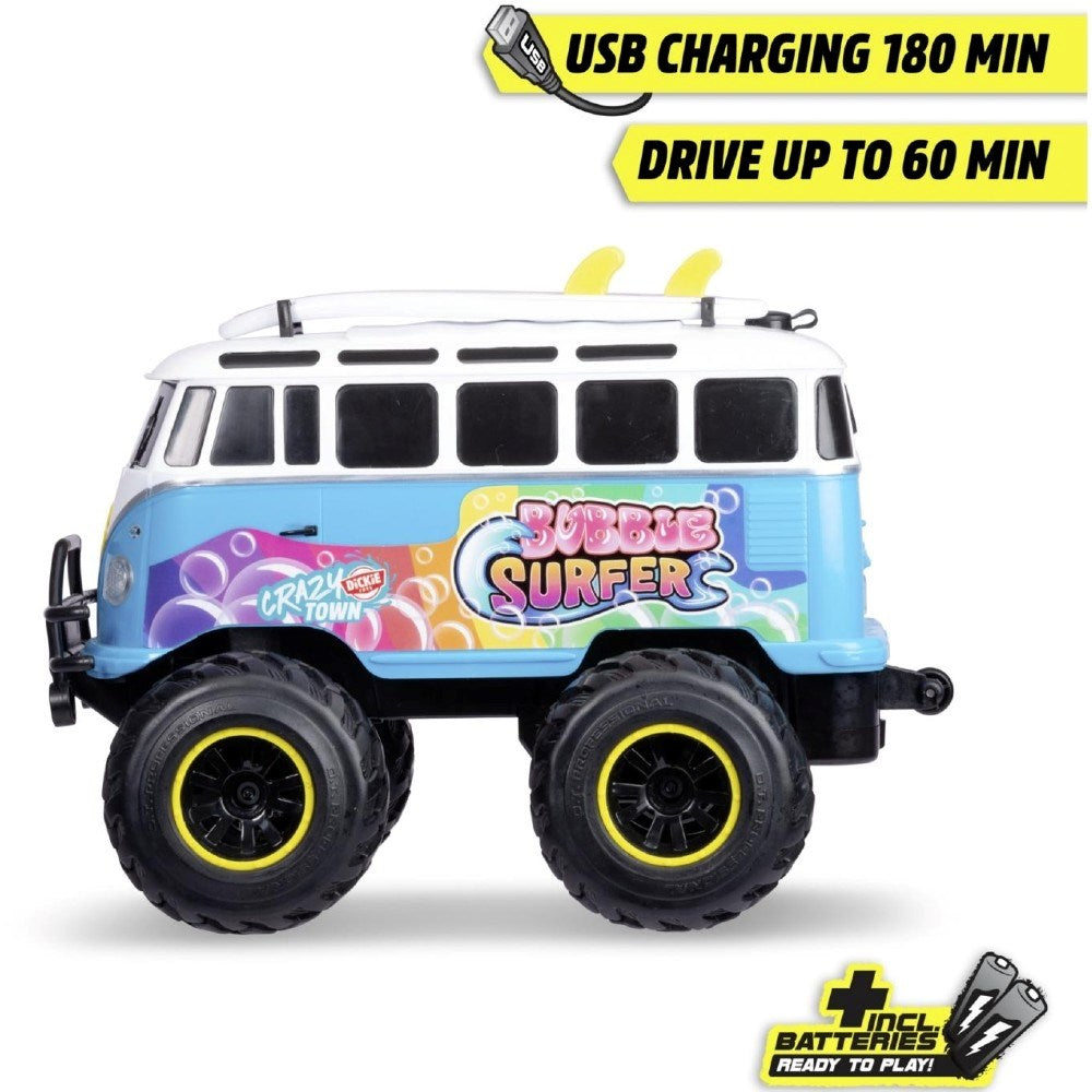 Dickie Toys RC Volkswagen T1 Bubble Bus (30 cm) 2.4 Ghz 6 km/s  USB Şarjlı Uzaktan Kumandalı Araba