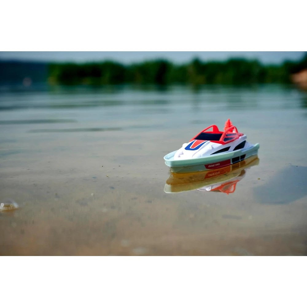 Dickie 1:48 RC Sea Cruiser Uzaktan Kumandalı Tekne | 2.4 Ghz 34 Cm Uzunluk 2 Km/s Turbo Fonksiyon 15 Metre Menzil 2 Kanal 6+ Yaş ve Üzeri Çocuklar İçin