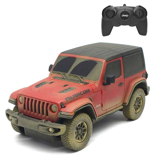 Rastar 1:24 Jeep Wrangler Rubicon Uzaktan Kumandalı Araba Muddy 2.4 Ghz  | 6 Yaş ve Üzeri Çocuklar İçin