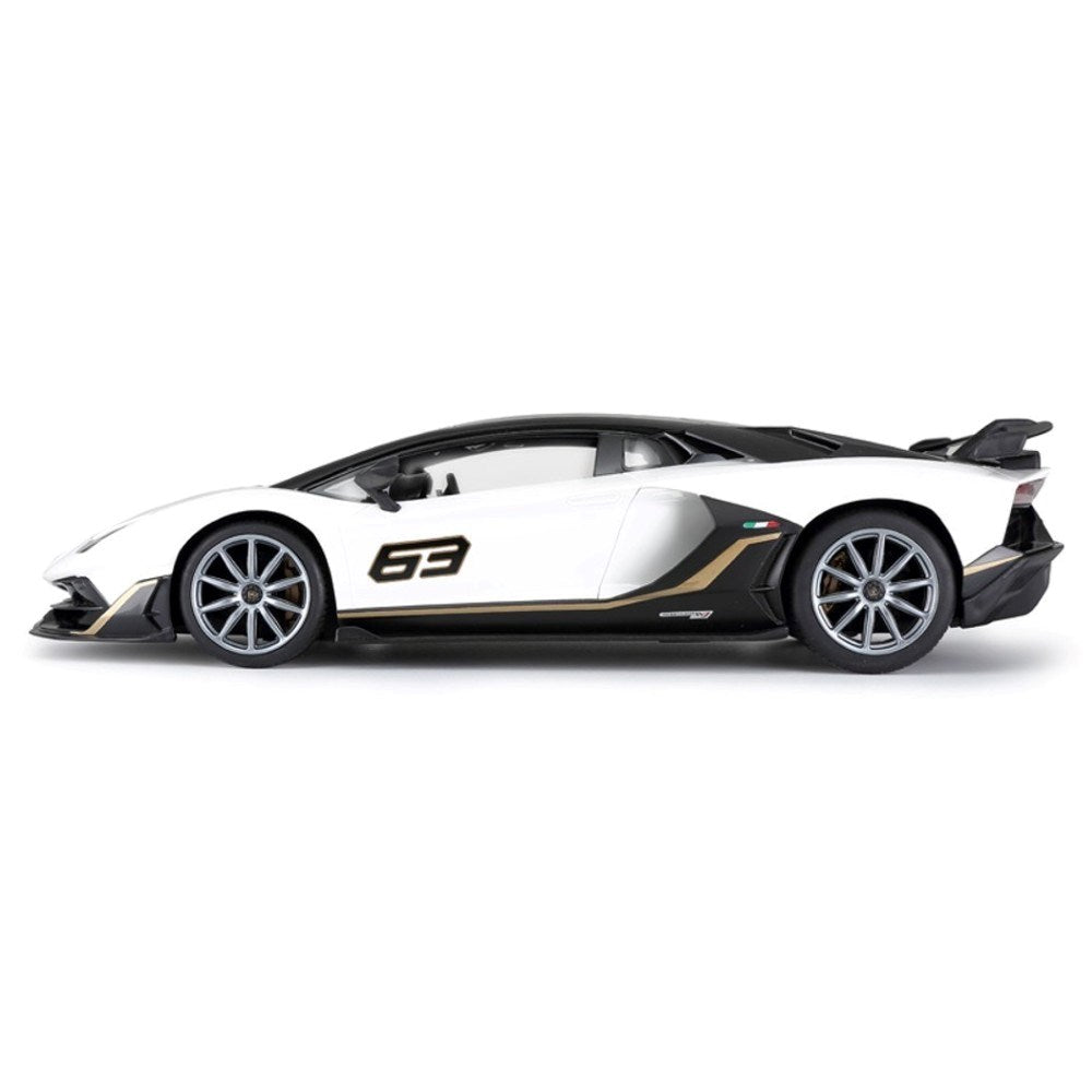 Rastar 1:14 Lamborghini Aventador SVJ Uzaktan Kumandalı Araba 2.4 Ghz Işıklı Beyaz 34 Cm | 6 Yaş ve 