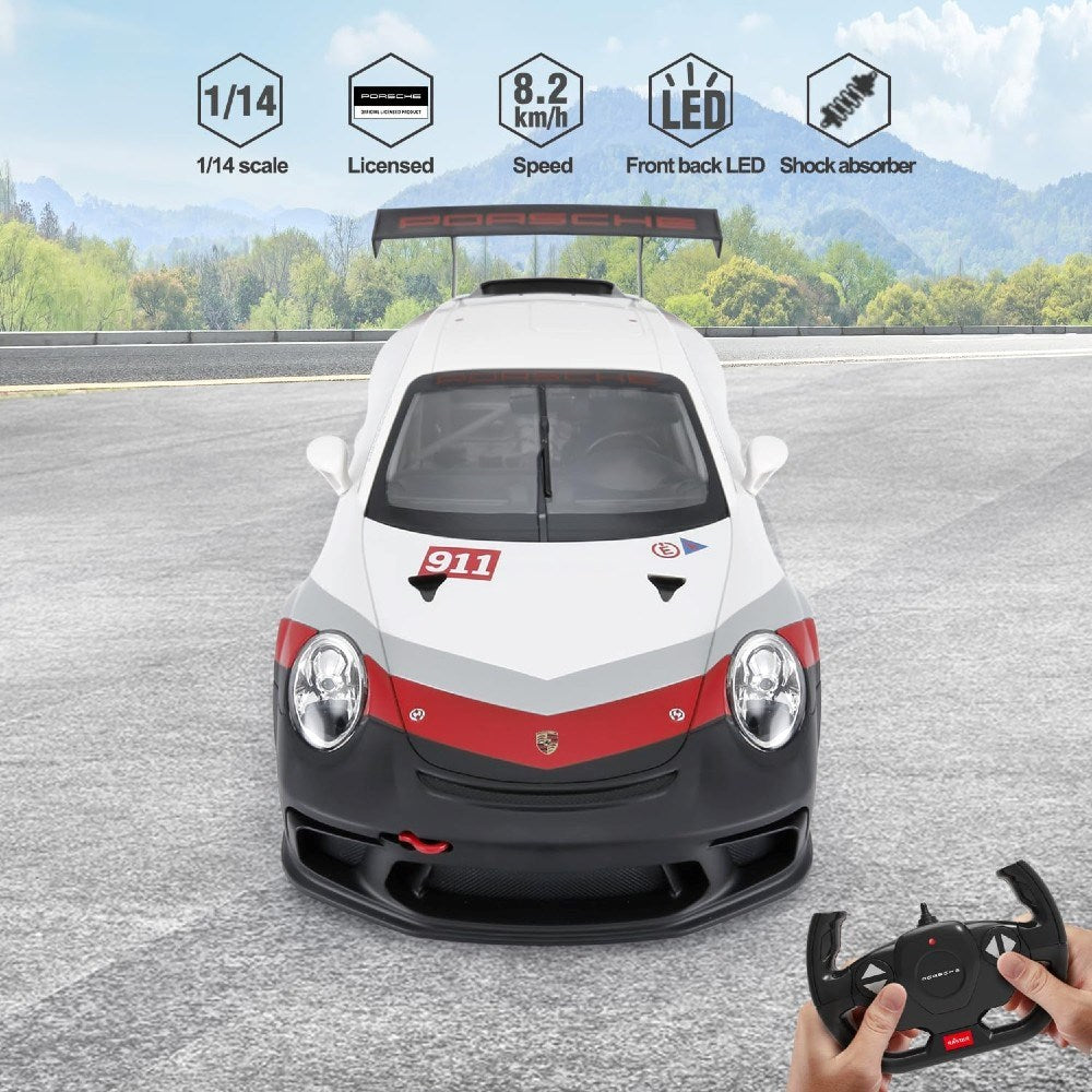 Rastar 1:14 Porsche 911 GT3 Cup Uzaktan Kumandalı Araba 2.4 Ghz Işıklı 32 cm  | 6 Yaş ve Üzeri Çocuk