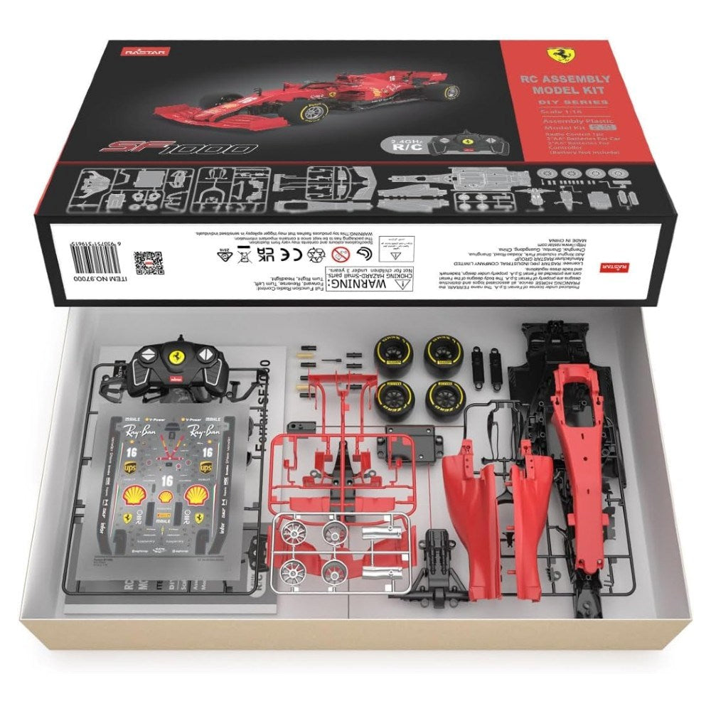 Rastar 1:16 Ferrari F1 Uzaktan Kumandalı Araba Building Kit 2.4 Ghz 34 Cm | 6 Yaş ve Üzeri Çocuklar 