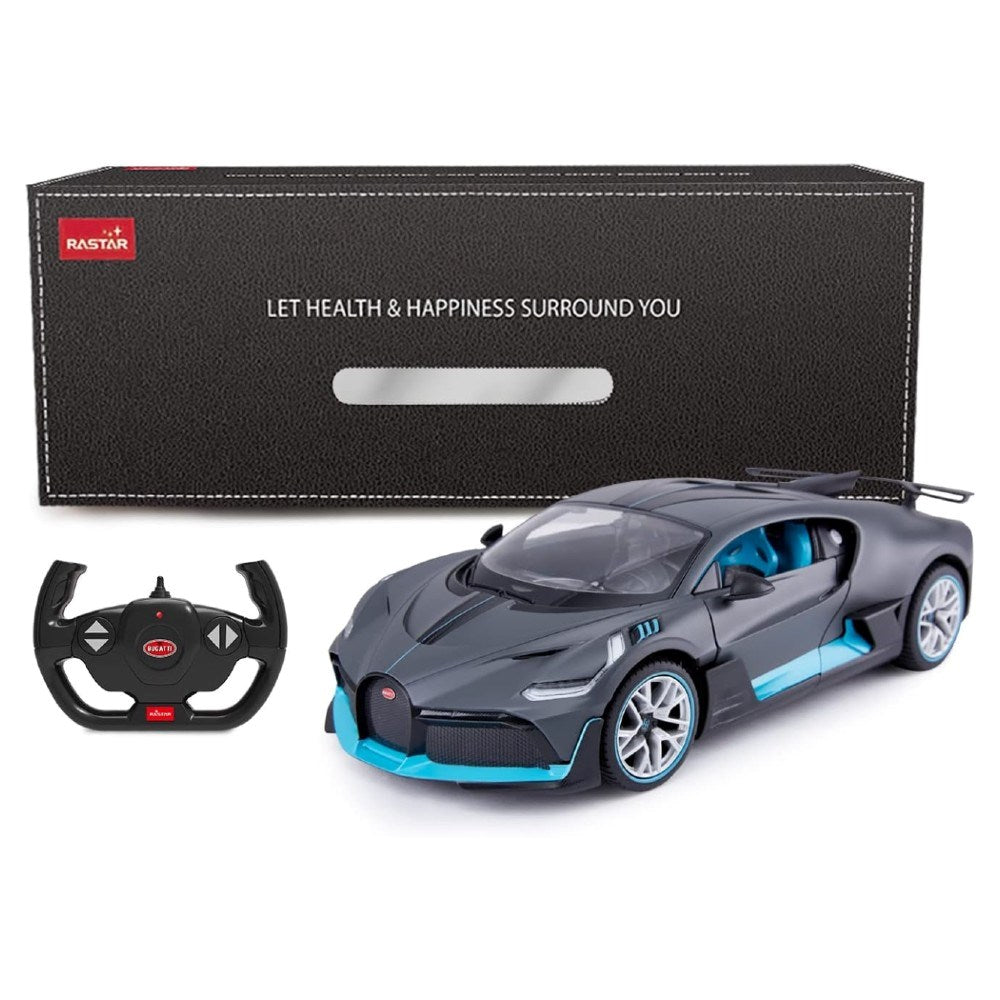 Rastar 1:14 RC Bugatti Divo Uzaktan Kumandalı Araba | 2.4 Ghz 33 Cm Işıklı Gri Elle Açılın Kapılar | 6+ Yaş ve Üzeri Çocuklar İçin