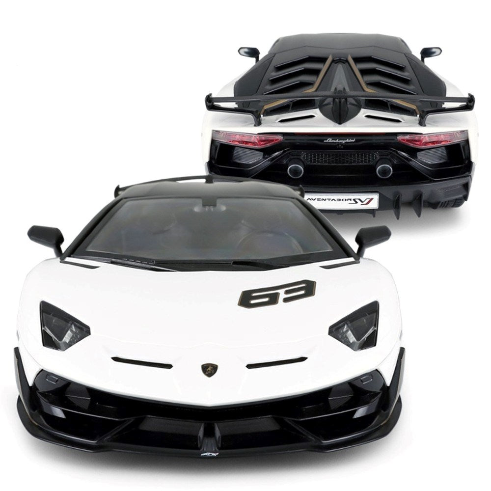 Rastar 1:14 Lamborghini Aventador SVJ Uzaktan Kumandalı Araba 2.4 Ghz Işıklı Beyaz 34 Cm | 6 Yaş ve 