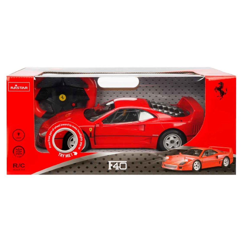 Rastar 1:14 Ferrari F40 Uzaktan Kumandalı Araba 2.4 Ghz Işıklı 32 Cm | 6 Yaş ve Üzeri Çocuklar İçin