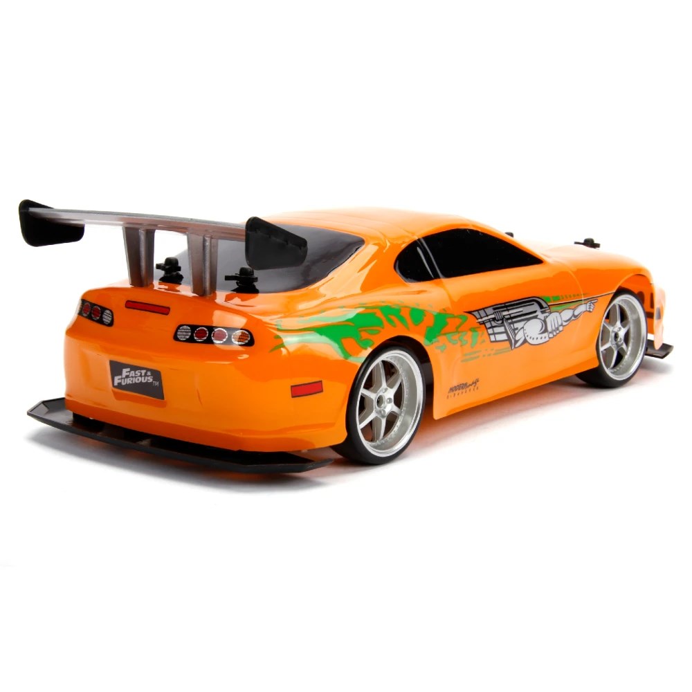 Jada 1:10 RC Brian's 1995 Toyota Supra MK4 Drift Uzaktan Kumandalı Araba | 2.4 Ghz USB Şarj 42cm 9 Km/s 4WD Fast & Furious  8+ Yaş ve Üzeri Çocuklar İçin