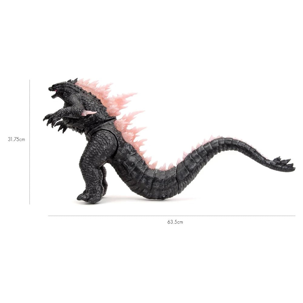 Jada 1:12 RC Legendary Godzilla Uzaktan Kumandalı Dev Figür | 2.4 Ghz 63 Cm Duman Efektli Sesli ve Işıklı Pençe Şeklindeki Kumanda 6+ Yaş ve Üzeri Çocuklar İçin